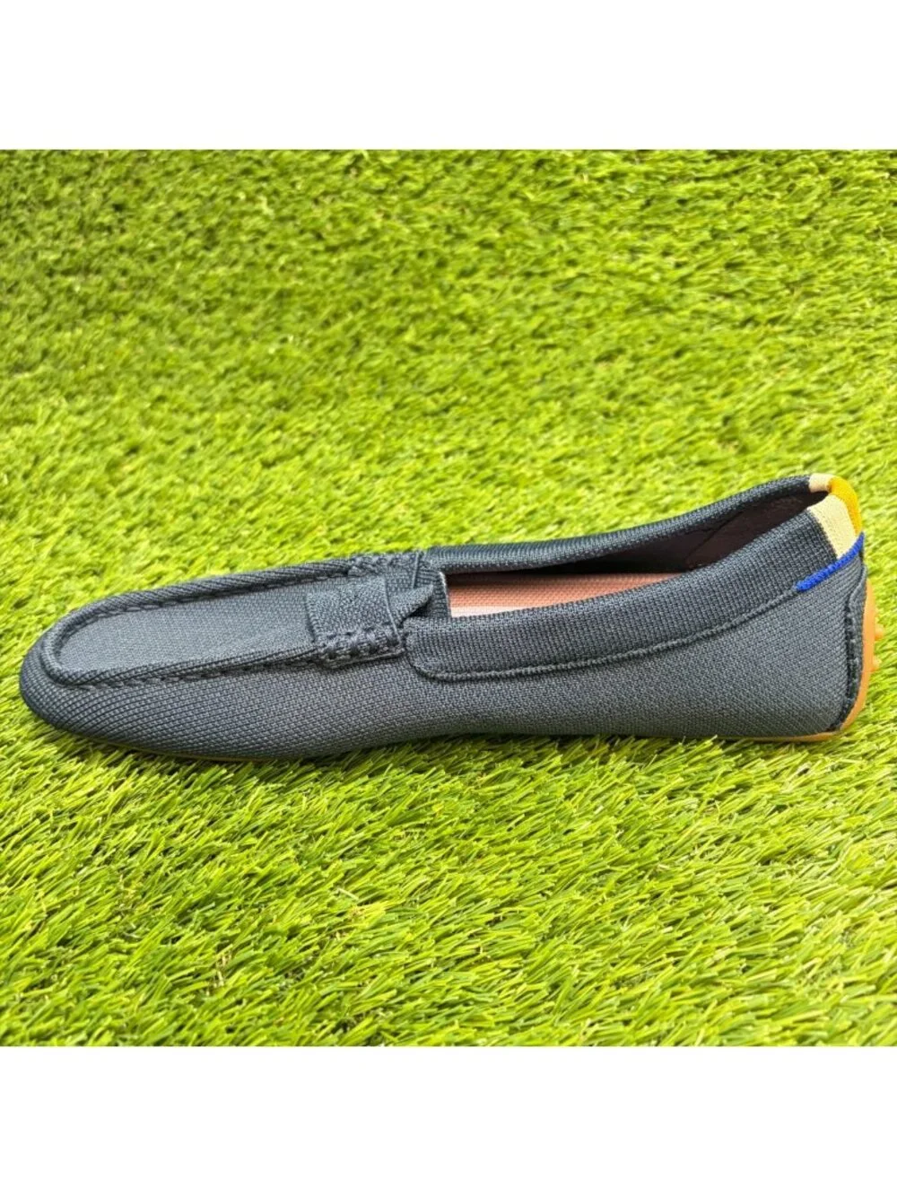 Rothy's The Driver Womens Size 9.5 Blue Casual Walking Slip On Loafer Shoes